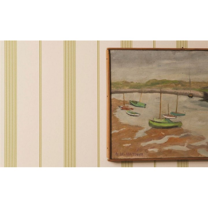 Papel pintado rayas finas vintage - Raya Wigan 565582