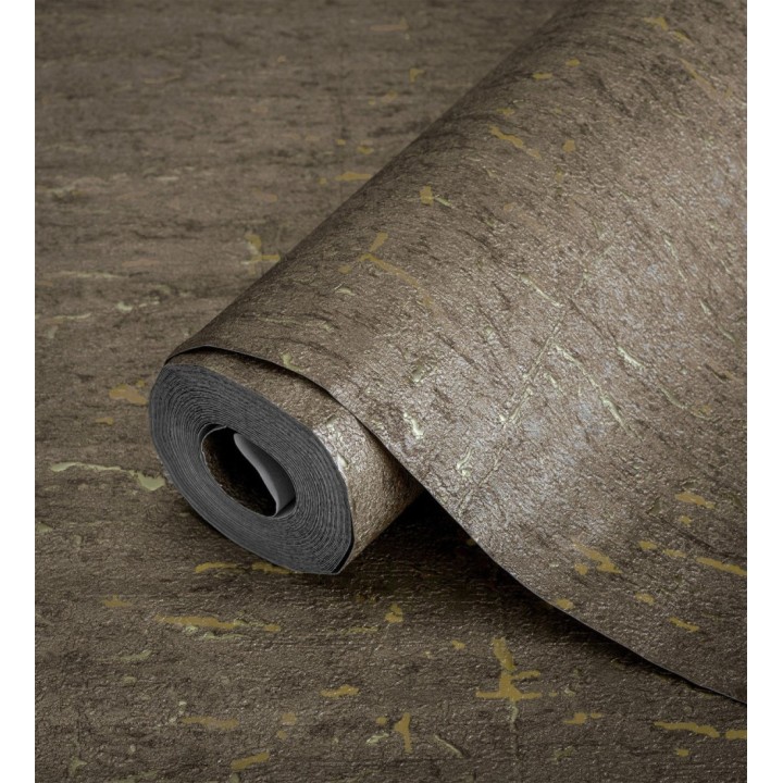 Papel pintado texturizado con inserciones color metalizado - Murat 676300