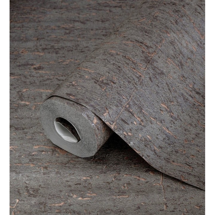 Papel pintado texturizado con inserciones color metalizado - Murat 676306