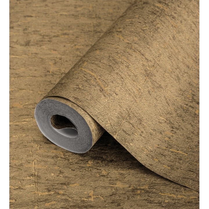 Papel pintado texturizado con inserciones color metalizado - Murat 676307