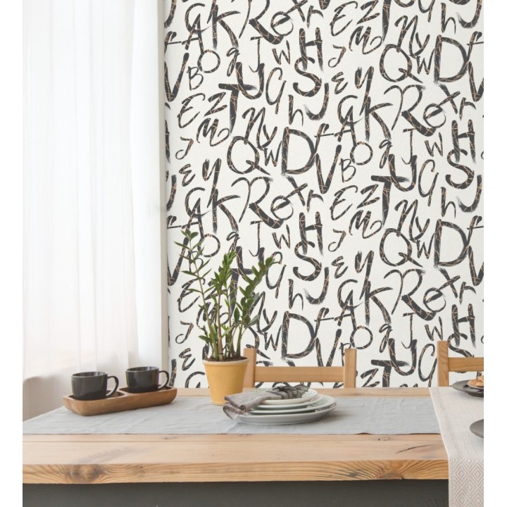 Papel pintado con letras estilo lettering - Freehand Letters 676311
