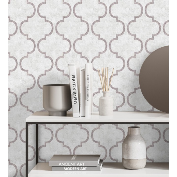 Papel pintado geométrico estilo finlandés - Helsinki Ornaments 676314