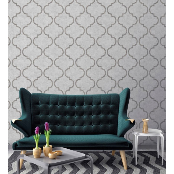 Papel pintado geométrico estilo finlandés - Helsinki Ornaments 676314