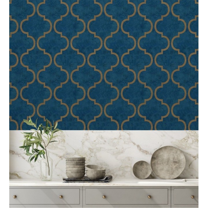 Papel pintado geométrico estilo finlandés - Helsinki Ornaments 676319