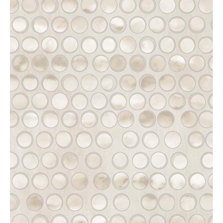 Papel pintado de círculos efecto 3d de estilo ecléctico - Eclectic Circles 676327