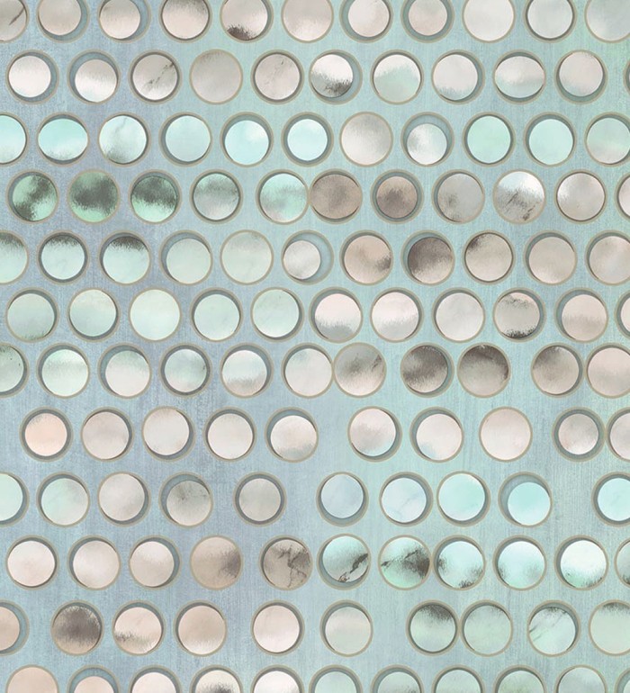 Papel pintado de círculos efecto 3d de estilo ecléctico - Eclectic Circles 676328