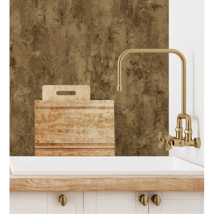 Papel pintado efecto hormigón con relieve - Myrtos Stone 676336