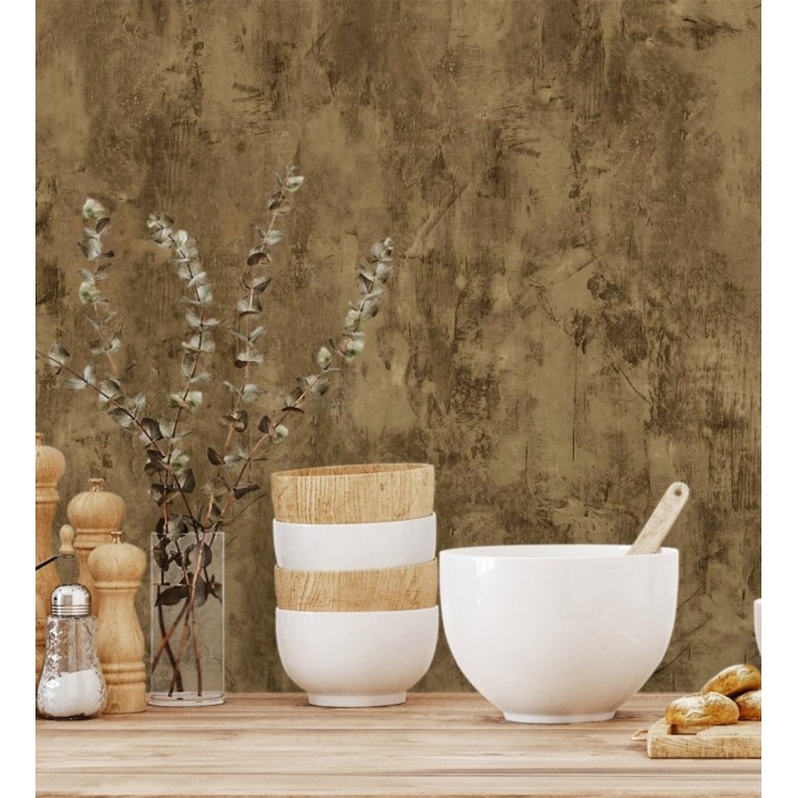 Papel pintado efecto hormigón con relieve - Myrtos Stone 676336