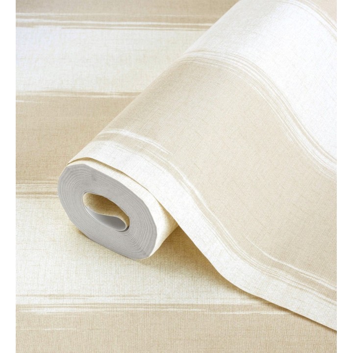 Papel pintado rayas con textura efecto textil - Tamil Etnik Stripe 676345