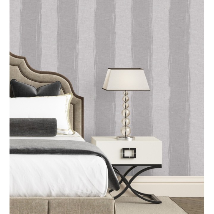 Papel pintado rayas con textura efecto textil - Tamil Etnik Stripe 676346