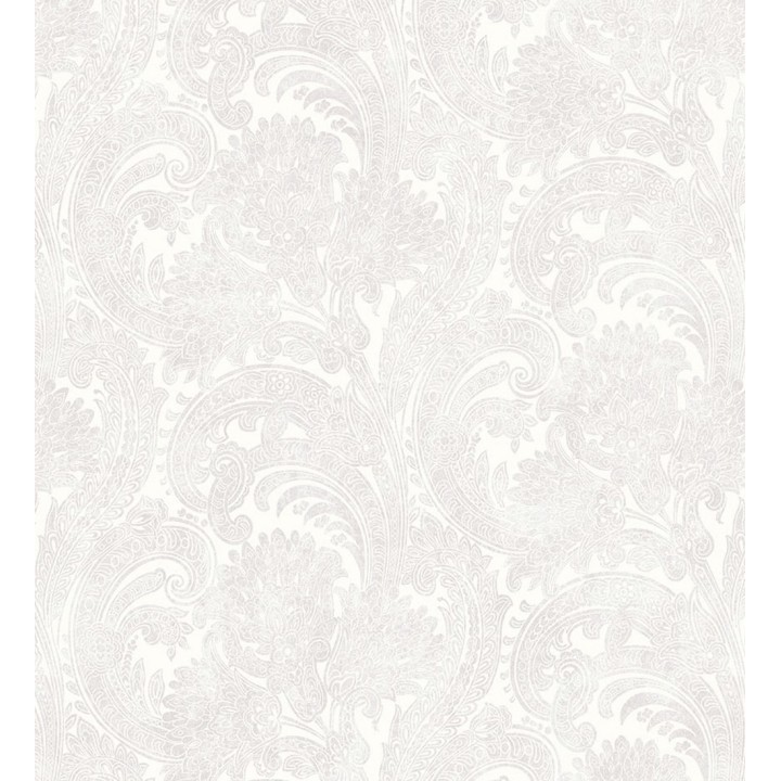 Papel pintado cachemir floral estilo hindú con efecto textura textil - Tamil Etnik 676347