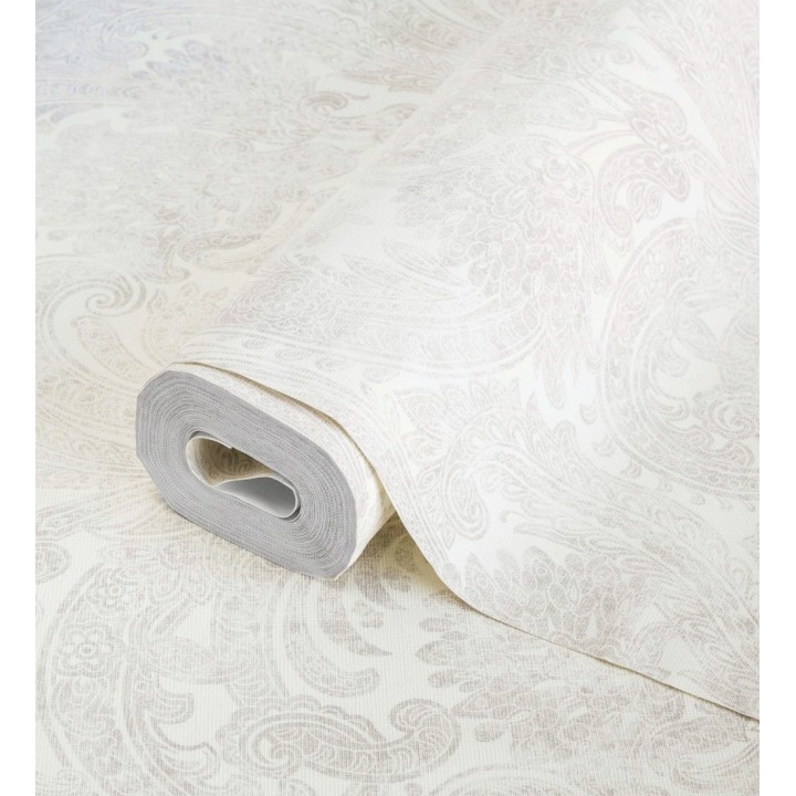 Papel pintado cachemir floral estilo hindú con efecto textura textil - Tamil Etnik 676348