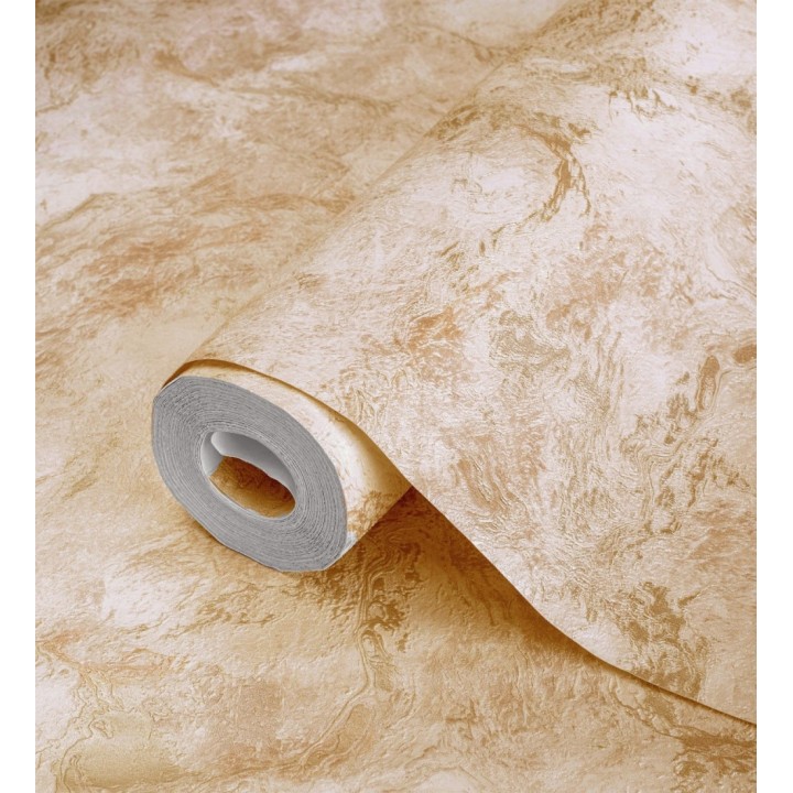 Papel pintado estuco y toques metalizados con relieve - Neptune Stone Texture 676355