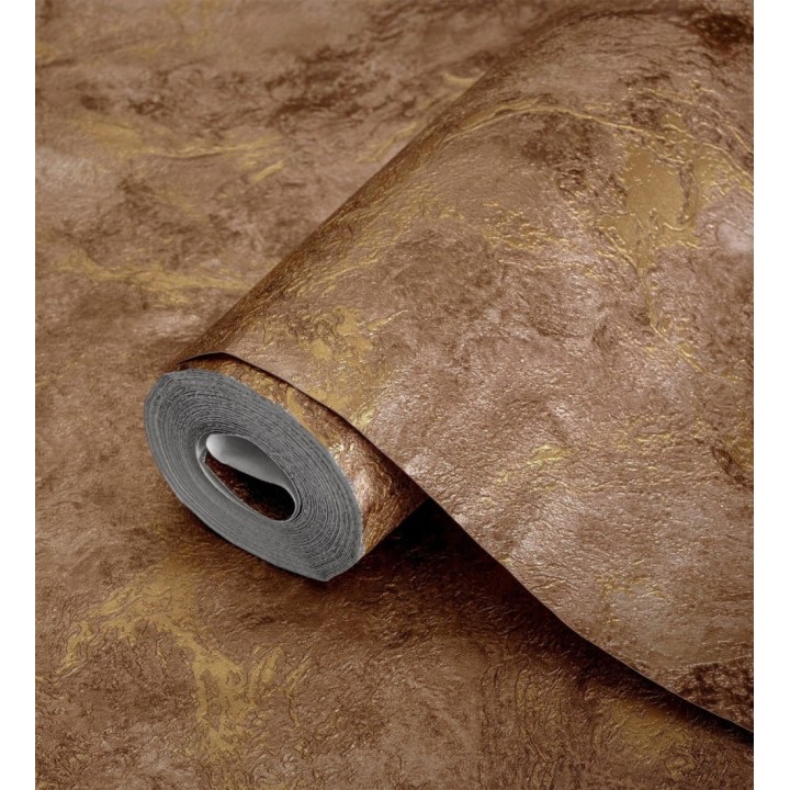 Papel pintado estuco y toques metalizados con relieve - Neptune Stone Texture 676358