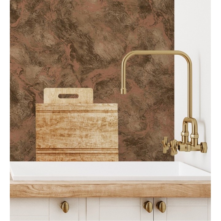 Papel pintado estuco y toques metalizados con relieve - Neptune Stone Texture 676359