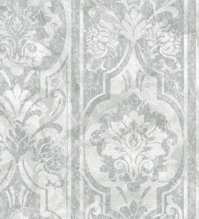 Papel pintado de estilo victoriano sobre estuco con relieve - Neptune Stone 676361