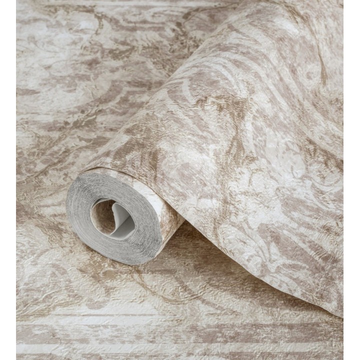 Papel pintado de estilo victoriano sobre estuco con relieve - Neptune Stone 676364