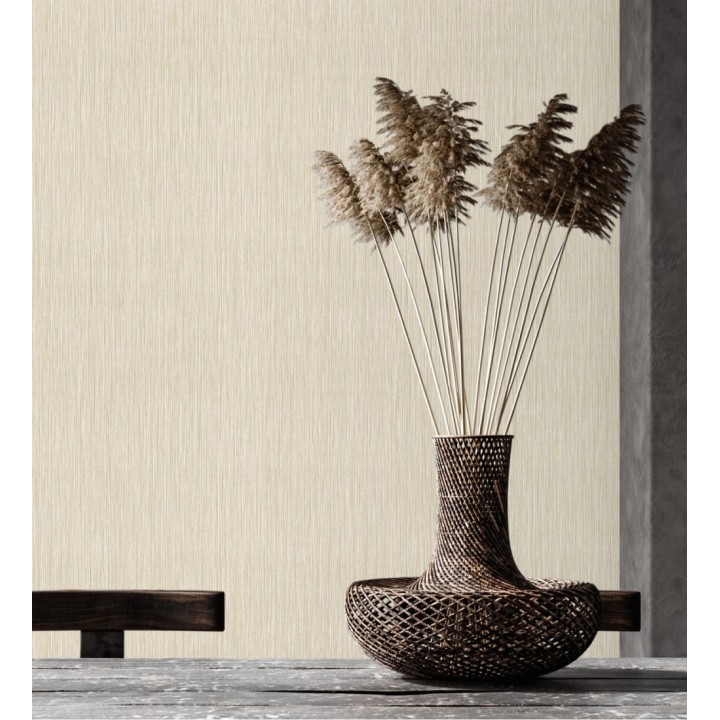 Papel pintado efecto fibra vegetal con relieve - Saratov Texture 676384