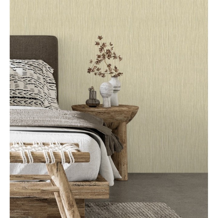Papel pintado efecto fibra vegetal con relieve - Saratov Texture 676385