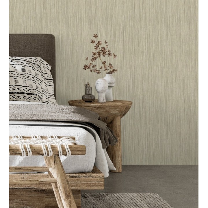 Papel pintado efecto fibra vegetal con relieve - Saratov Texture 676386