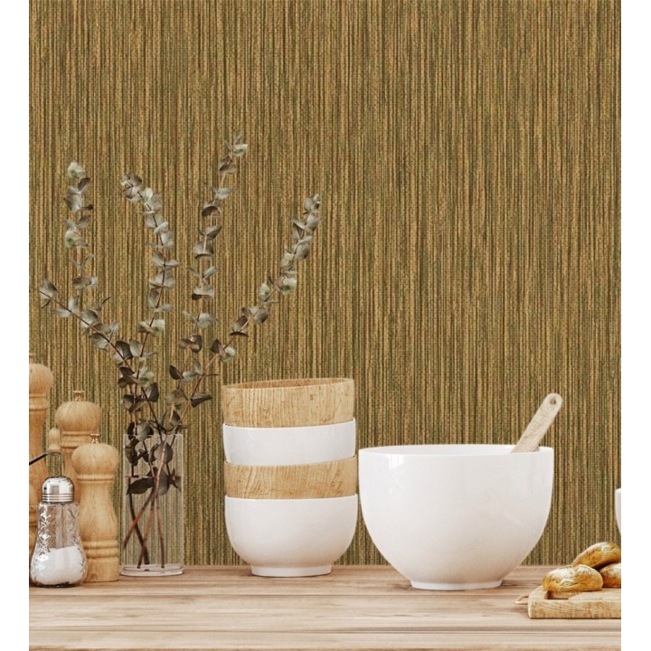 Papel pintado efecto fibra vegetal con relieve - Saratov Texture 676387