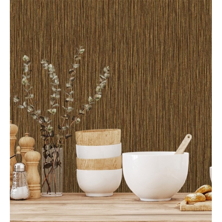 Papel pintado efecto fibra vegetal con relieve - Saratov Texture 676388