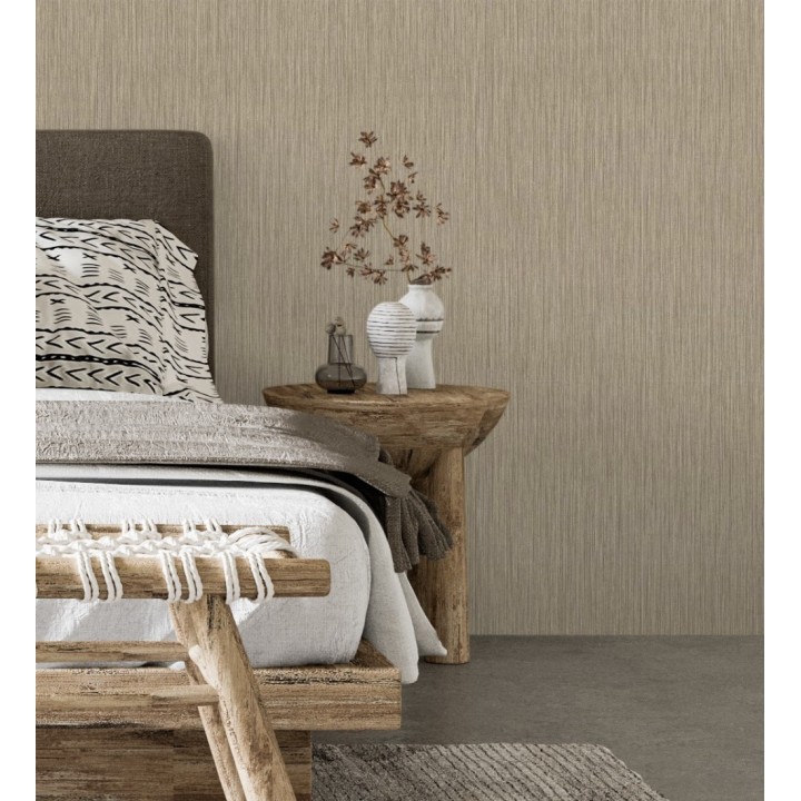 Papel pintado efecto fibra vegetal con relieve - Saratov Texture 676389