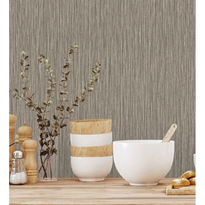 Papel pintado efecto fibra vegetal con relieve - Saratov Texture 676391