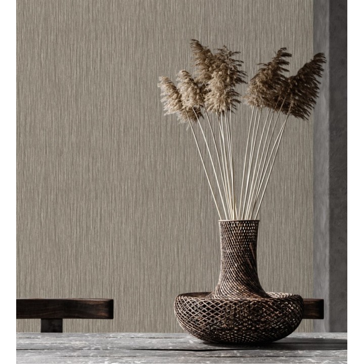 Papel pintado efecto fibra vegetal con relieve - Saratov Texture 676391