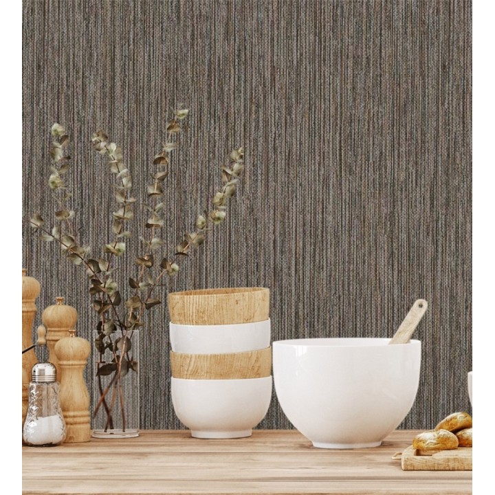 Papel pintado efecto fibra vegetal con relieve - Saratov Texture 676392