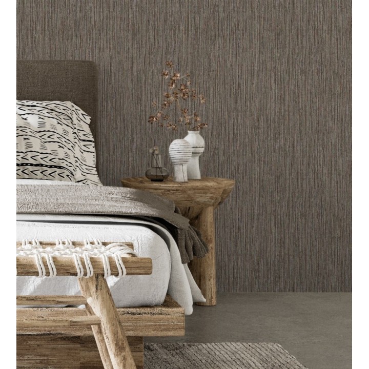 Papel pintado efecto fibra vegetal con relieve - Saratov Texture 676392