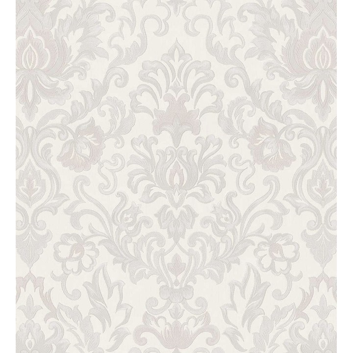 Papel pintado damasco lujoso efecto bordado con relieve - Darinka 676404