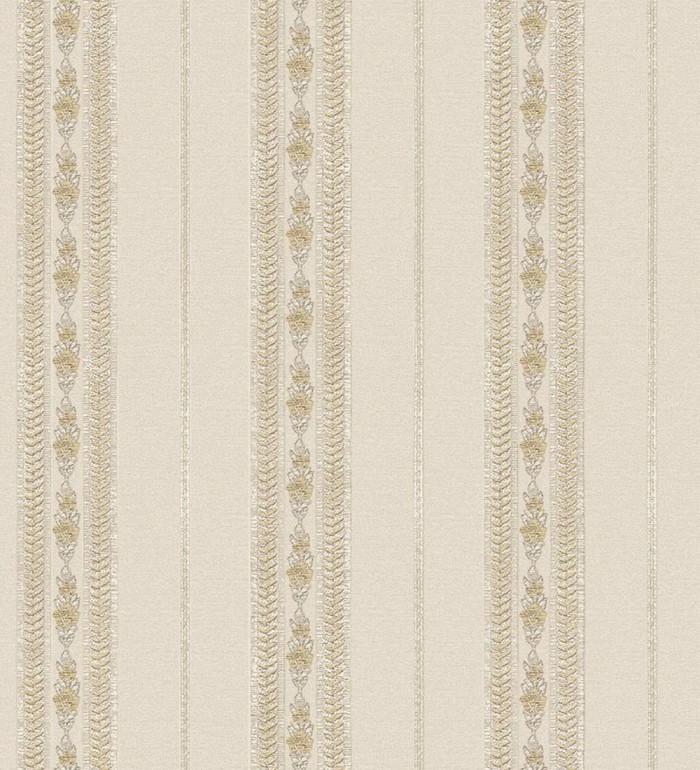 Papel pintado rayas con efecto bordado en relieve - Alexander Stripe 676426