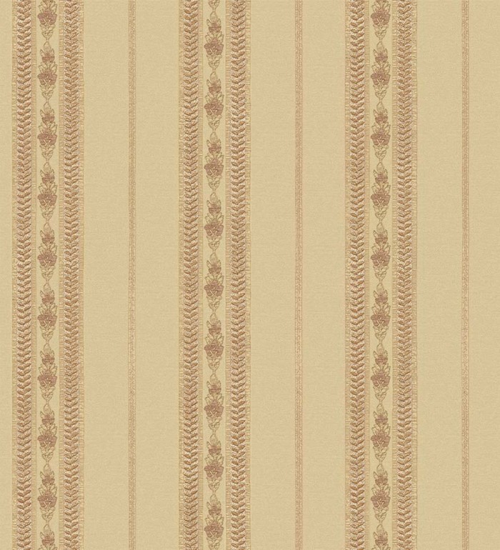 Papel pintado rayas con efecto bordado en relieve - Alexander Stripe 676427