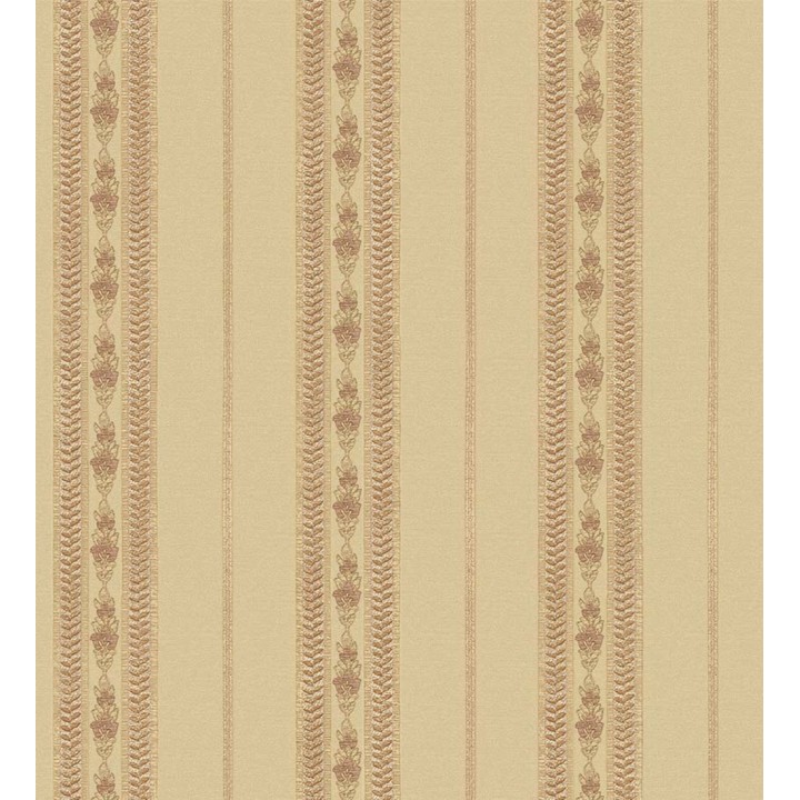 Papel pintado rayas con efecto bordado en relieve - Alexander Stripe 676427