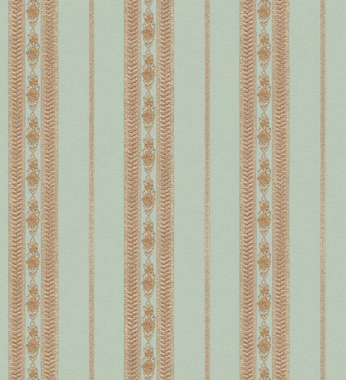 Papel pintado rayas con efecto bordado en relieve - Alexander Stripe 676428