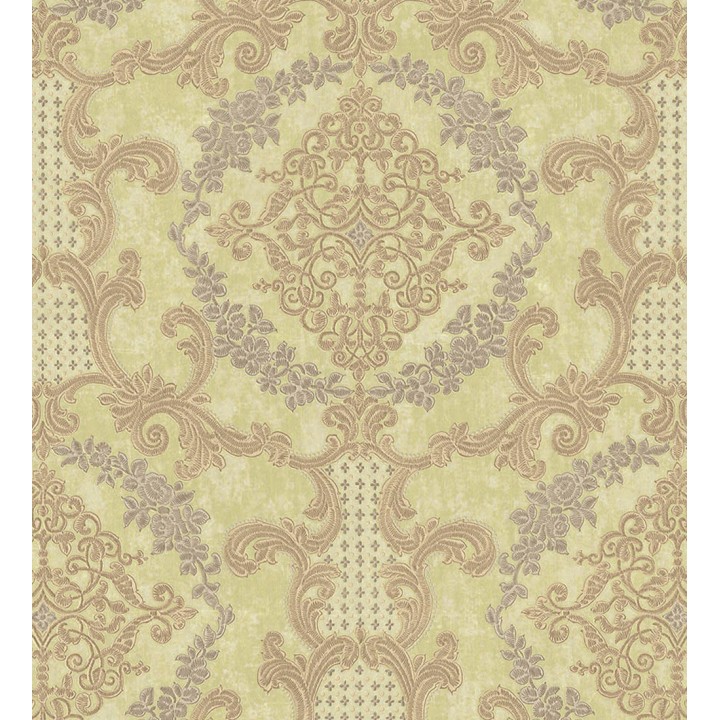 Papel pintado damasco barroco con efecto bordado en relieve - Istambul Palace 676844