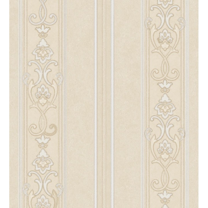 Papel pintado rayas ornamentales con relieves - Osman Classic Stripe 676857