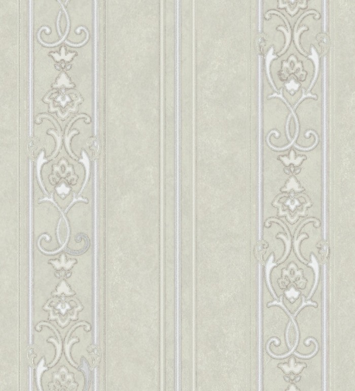 Papel pintado rayas ornamentales con relieves - Osman Classic Stripe 676858