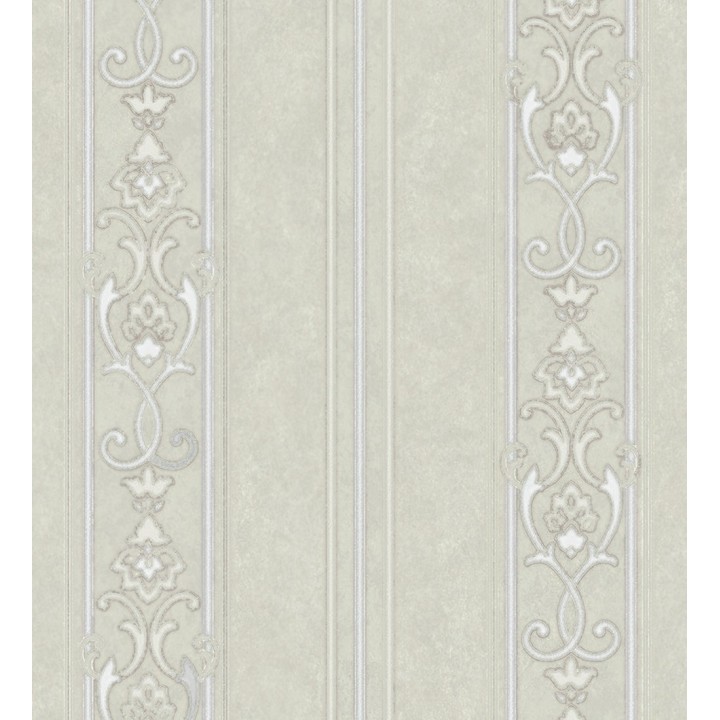 Papel pintado rayas ornamentales con relieves - Osman Classic Stripe 676858
