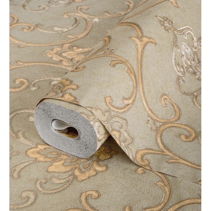 Papel pintado damasco bordado en relieve - Osman Classic 676866