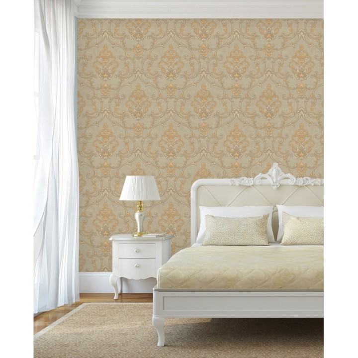 Papel pintado damasco bordado en relieve - Osman Classic 676866