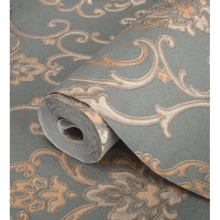 Papel pintado damasco bordado en relieve - Osman Classic 676867