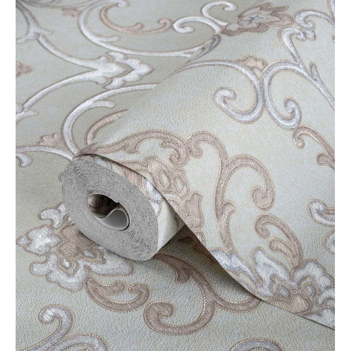 Papel pintado damasco bordado en relieve - Osman Classic 676868