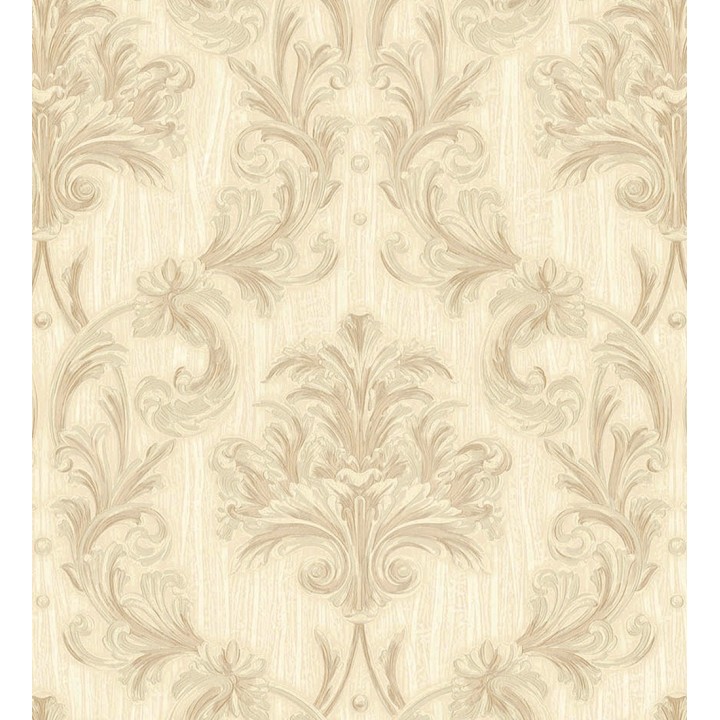 Papel pintado damasco estilo bizantino efecto bordado con relieve - Bizans Damask 676875