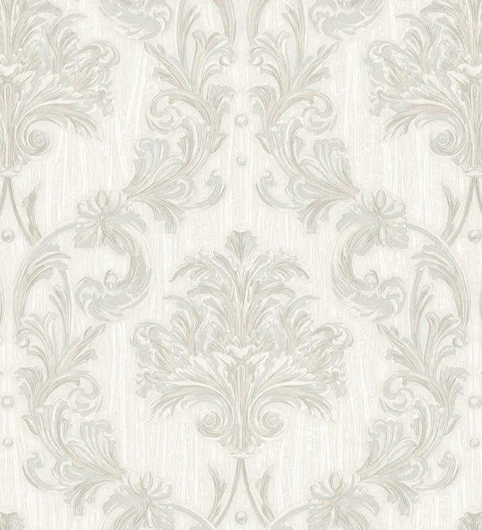 Papel pintado damasco estilo bizantino efecto bordado con relieve - Bizans Damask 676880