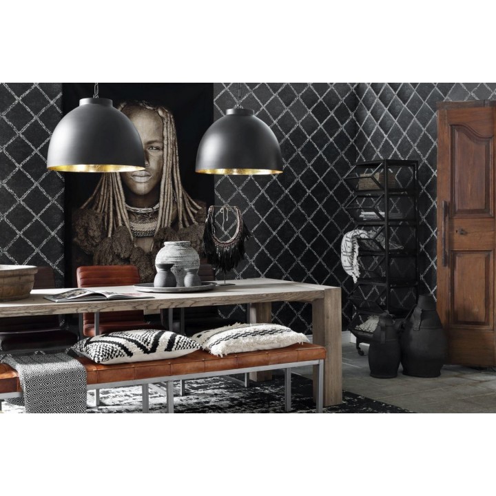 Papel pintado malla de rombos - Einar Castle 676914