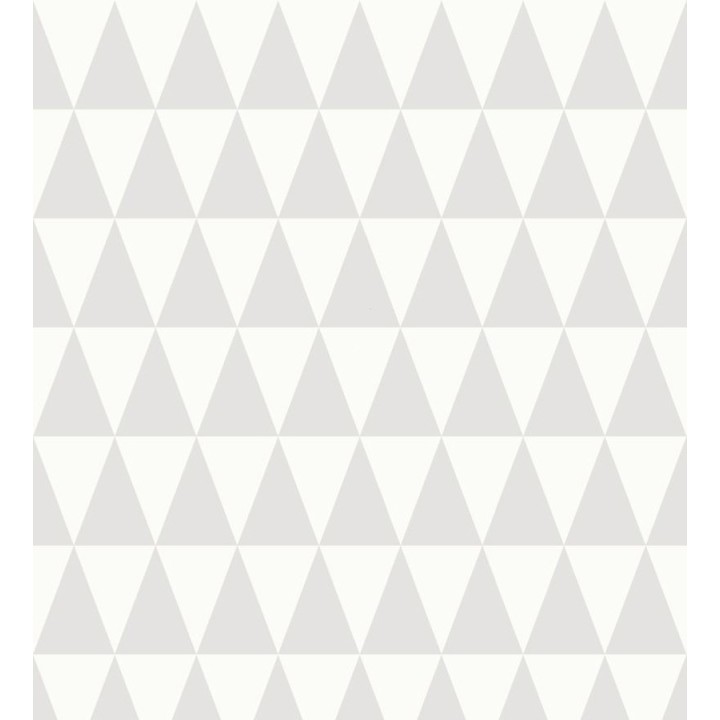 Papel pintado triángulos gris y blanco estilo nórdico - Nordem Mountains 676915