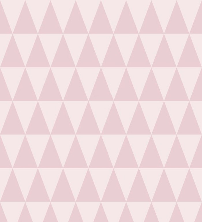 Papel pintado triángulos tonos rosas estilo nórdico - Nordem Mountains 676918