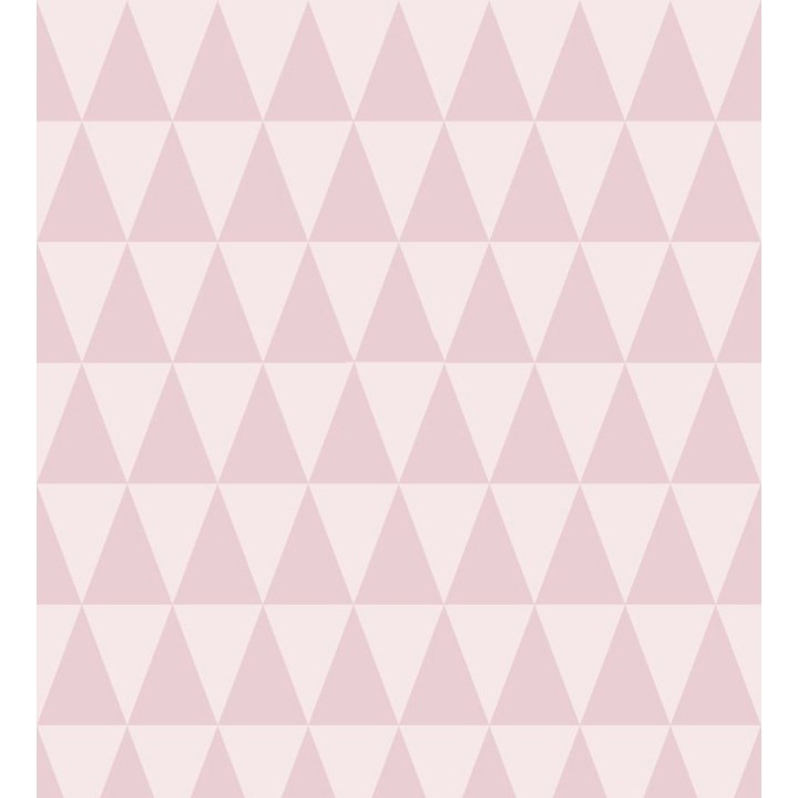 Papel pintado triángulos tonos rosas estilo nórdico - Nordem Mountains 676918